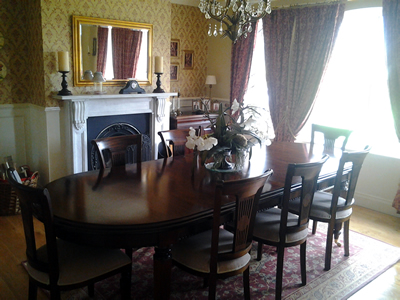 Breakfast room in our B&B near Kilronan